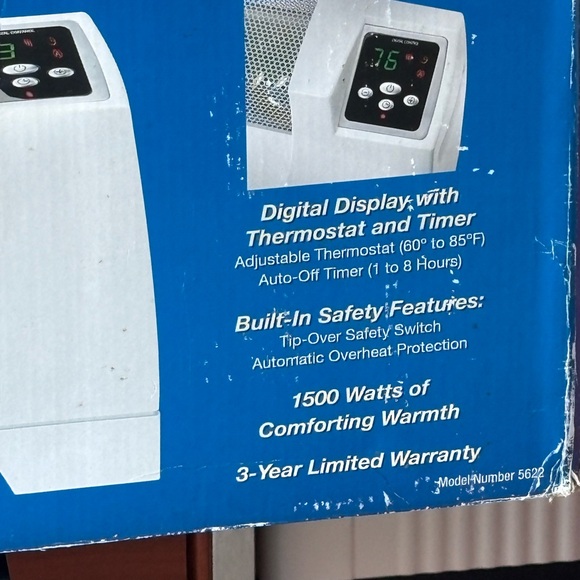 Lasko Silver Silent Room Heater - Picture 3 of 5